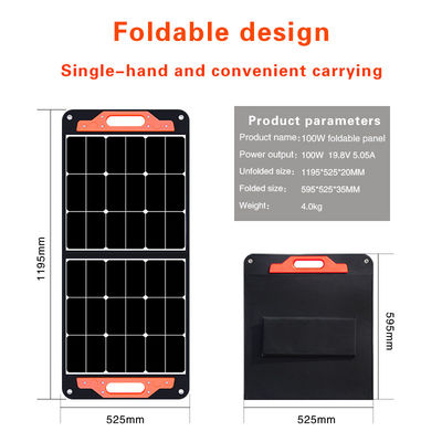 Teknologi Inovatif Panel Surya Portable 100W Untuk Petualangan Luar Ruangan