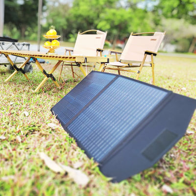 Waterproof 60w Lipat Panel Surya Pembangkit Listrik Baterai Pengisi