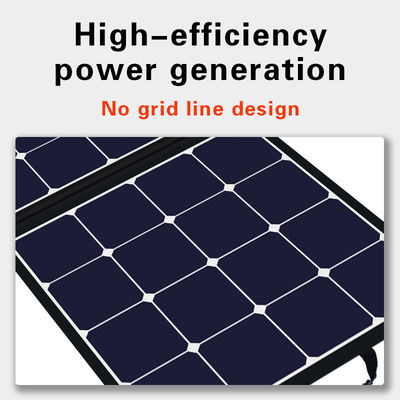 Outdoor Portable Solar Module 24V 100w Foldable Solar Panel Untuk Perjalanan
