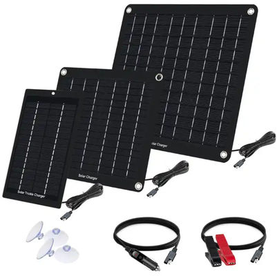 5W Solar Battery Charger Panel Kit Monocrystalline Portable Untuk Mobil