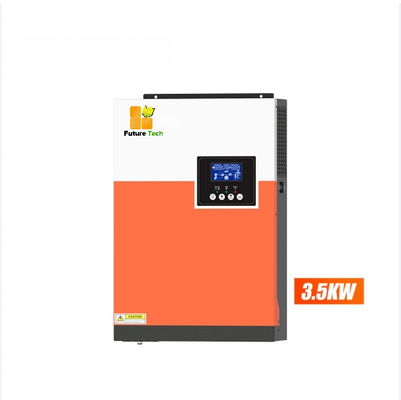 Home Off Grid Panel Surya Polikristalin Dengan Inverter 5.5KW dengan oranye