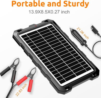 10W 12V Baterai Surya Trickle Charger Baterai Powered Maintenance Marine