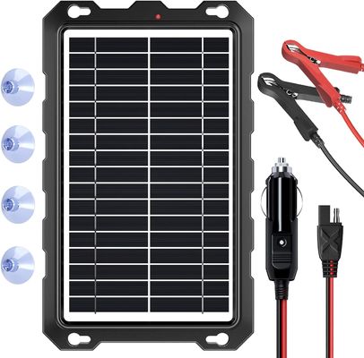 10W 12V Baterai Surya Trickle Charger Baterai Powered Maintenance Marine