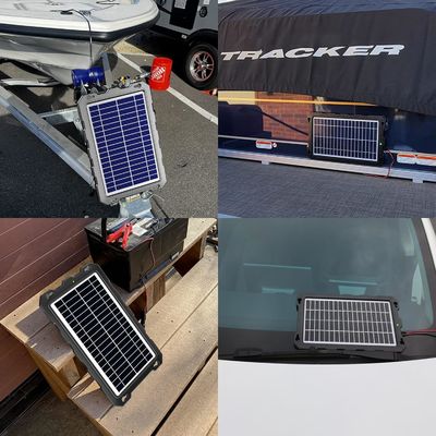 10W 12V Baterai Surya Trickle Charger Baterai Powered Maintenance Marine
