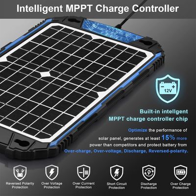 12W 12V Solar Panel Trickle Charger Daya Surya Baterai Pengelola MPPT