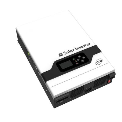 Penggunaan Rumah 5.5KW Off Grid Inverter Hybrid 220/230V Inverter Surya dengan warna putih