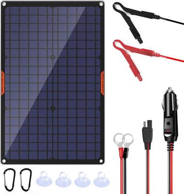 Trickle Motorhome Solar Battery Charger Pack 30W 12V