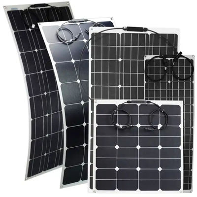 Multifunctional PV Flexible Solar Panel 12V 24V 110W Untuk Mobil Rumah Perahu