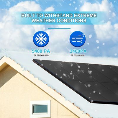 400W PV Monocrystalline Bifacial Solar Panel Kit 10BB