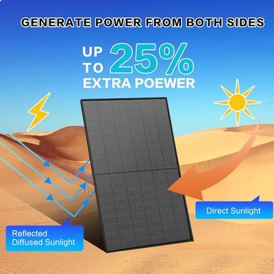 400W PV Monocrystalline Bifacial Solar Panel Kit 10BB