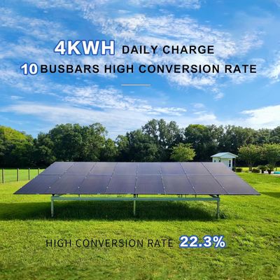 400W PV Monocrystalline Bifacial Solar Panel Kit 10BB