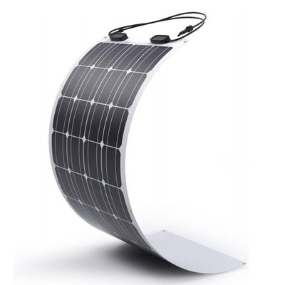RV Laut Ringan 100w Fleksibel Panel Surya Sel IP68 Waterproof ODM