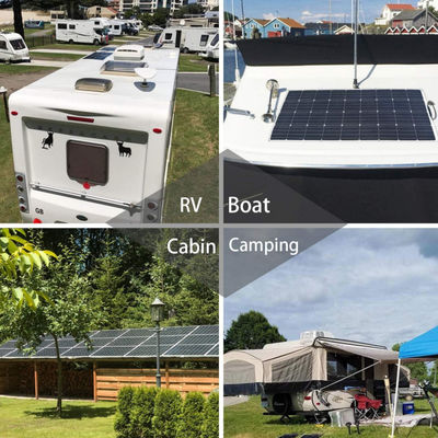 520W Photovoltaic Flexible Solar Panel Thin Film Rolling Untuk Boat Camper Trailer