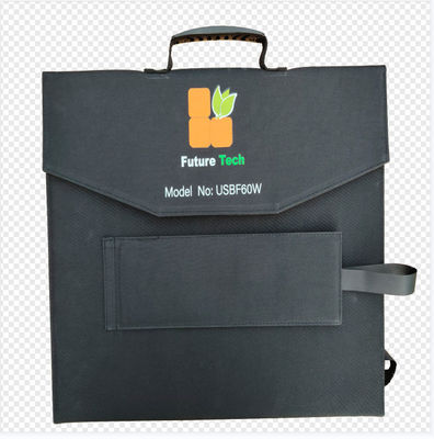 FT60 Panel Surya Lipat 60w Charger Selimut Waterproof IP65 dengan hitam