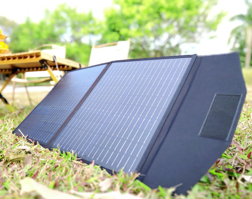 FT60 Panel Surya Lipat 60w Charger Selimut Waterproof IP65 dengan hitam