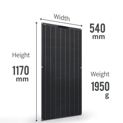 Off Grid Fleksibel Panel Surya Kit 150w 18V