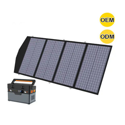 Monocrystalline 200 Watt Lipat Panel Selimut Surya Untuk Camping Trailer Mobil Laut