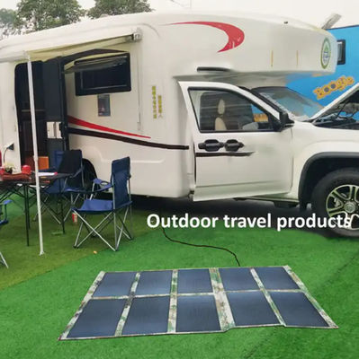 Monocrystalline 200 Watt Lipat Panel Selimut Surya Untuk Camping Trailer Mobil Laut