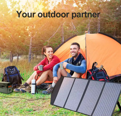 Monocrystalline 200 Watt Lipat Panel Selimut Surya Untuk Camping Trailer Mobil Laut