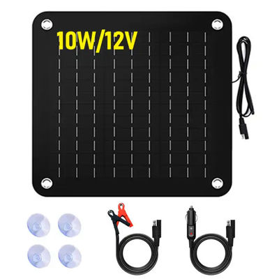 IP67 Waterproof 12V Usb Solar Battery Charger Pengisi daya panel surya