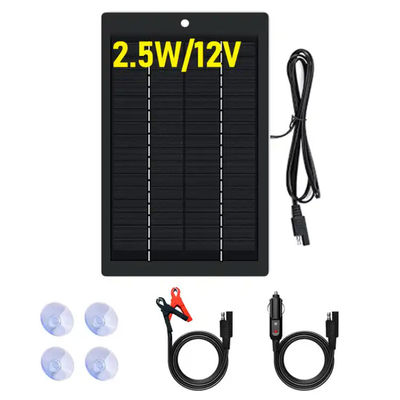IP67 Waterproof 12V Usb Solar Battery Charger Pengisi daya panel surya