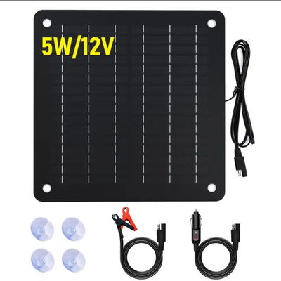 IP67 Waterproof 12V Usb Solar Battery Charger Pengisi daya panel surya