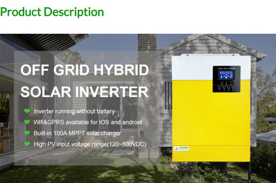 FT3000 Off Grid Inverter Pure Sine Wave Solar Inverter 3KW 110/120VAC dengan warna kuning