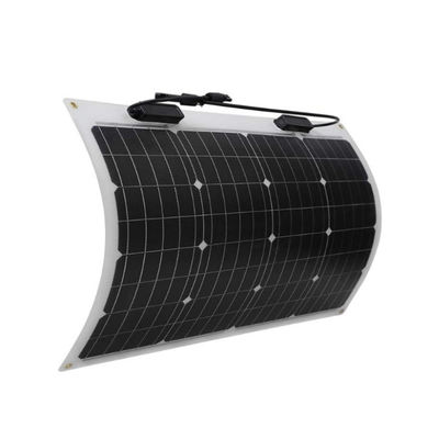 Semi-fleksibel Monocrystalline Fleksibel Panel Surya 12 Volt Untuk Mobil RV Marine 4wd