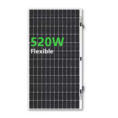 520W Photovoltaic Flexible Solar Panel Thin Film Rolling Untuk Boat Camper Trailer