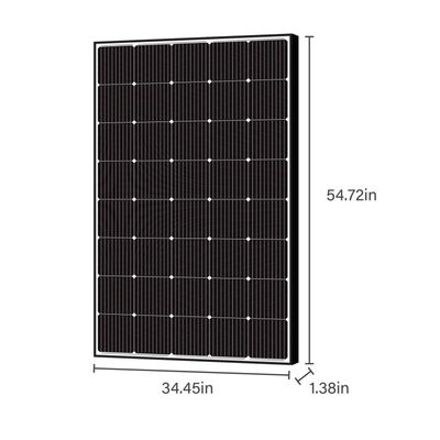 250W 15V Monocrystalline Flexible Solar Panel untuk RV Marine