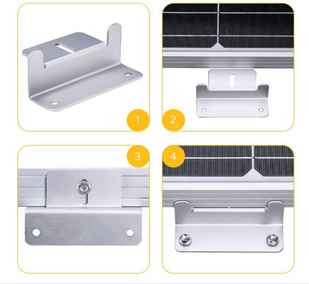 16 Unit Campervans Panel Surya Aksesoris Pemasangan Bracket Kits Untuk Atap Genteng