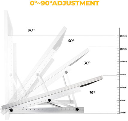 28in Adjustable Solar Panel Aksesoris Tilt Mount Brackets Dengan Kaki Lipat