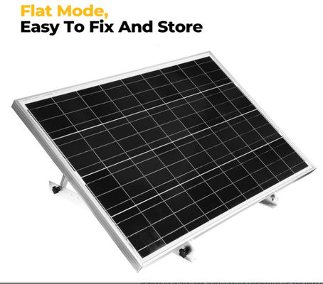 28in Adjustable Solar Panel Aksesoris Tilt Mount Brackets Dengan Kaki Lipat