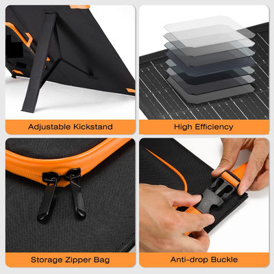 100W Off Grid Foldable Solar Charger Portable Solar Panel Kit Untuk Camping
