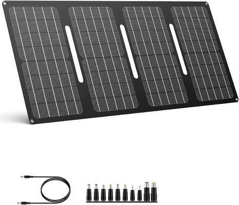 40W Portable Solar Panel 15V DC Outlet untuk Outdoor Camping Hiking