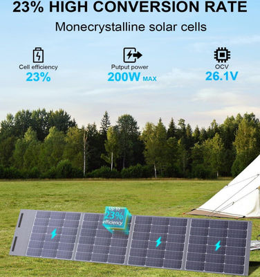 200W Fleksibel Solar PV Module Panel Cell MC4 OEM