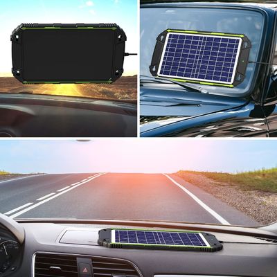10W 12V Waterproof Solar Battery Charger Maintainer untuk Mobil Boat Marine RV