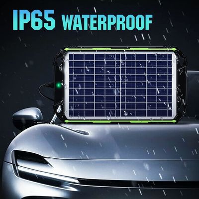 10W 12V Waterproof Solar Battery Charger Maintainer untuk Mobil Boat Marine RV
