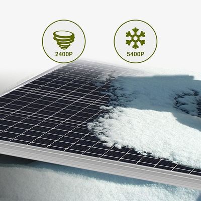 100W 12V 9BB Photovoltaic Balkon Panel Surya Untuk RV Mobil Mobil Kapal Laut