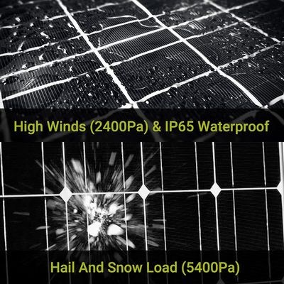 160W Off Grid Monocrystalline PV Cell Module Panel Surya Mono Poly 12V