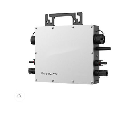 IP65 3000W 6000W Solar Micro Inverter On Grid AC120V 230V dengan warna putih dan hitam
