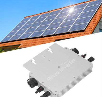 IP65 3000W 6000W Solar Micro Inverter On Grid AC120V 230V dengan warna putih dan hitam
