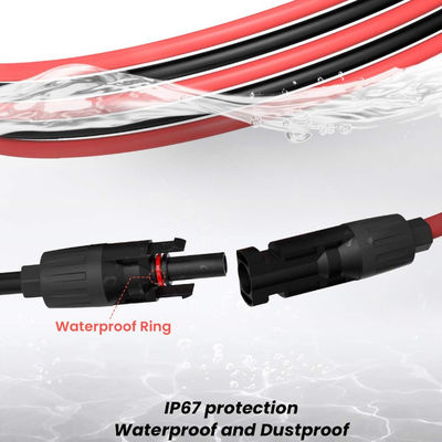10AWG Kabel Ekstensi PV Aksesoris Panel Surya Untuk Panel Surya Portable