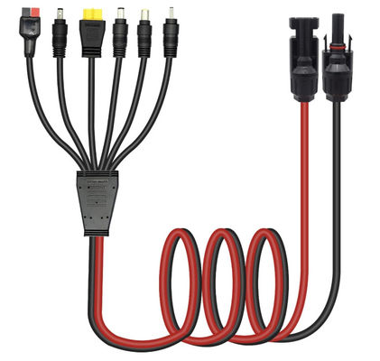 Y Splitter Panel Surya Aksesoris Kabel Ekstensi Dengan Konektor Wanita Dan Pria