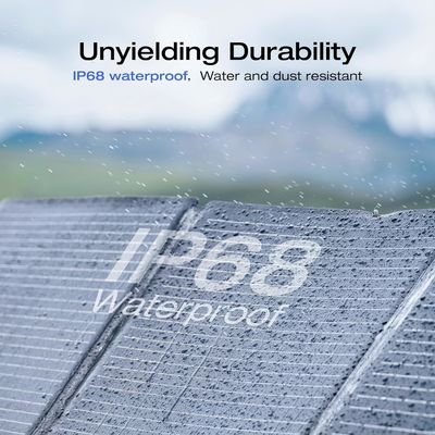 220 Watt Panel Surya Portable Lipat Bifacial Monocrystalline Untuk Luar Ruang