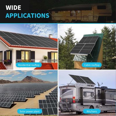 24V 320W Panel Surya Monocrystalline On Off Grid Untuk Trailer RV