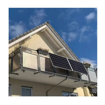 Pada Jaringan 600W Balkon Panel Surya Monocrystalline PV Module System