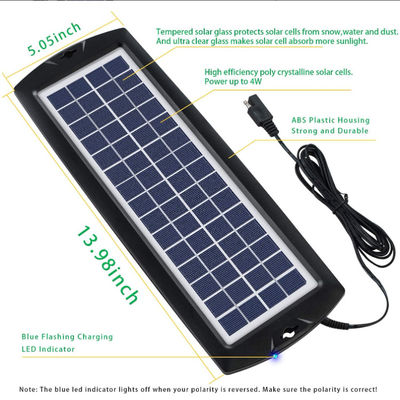 Trickle Portable Solar Charger Maintainer Monokristalin ODM&amp;OEM