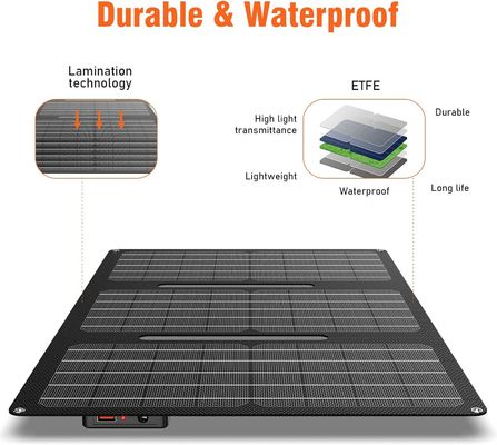 30 Watt Portable Balcony Panel Surya Monocrystalline Silikon Waterproof
