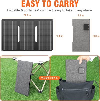 30 Watt Portable Balcony Panel Surya Monocrystalline Silikon Waterproof
